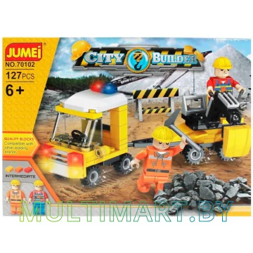 Конструктор Jumei N-389 Строители (127 деталей)